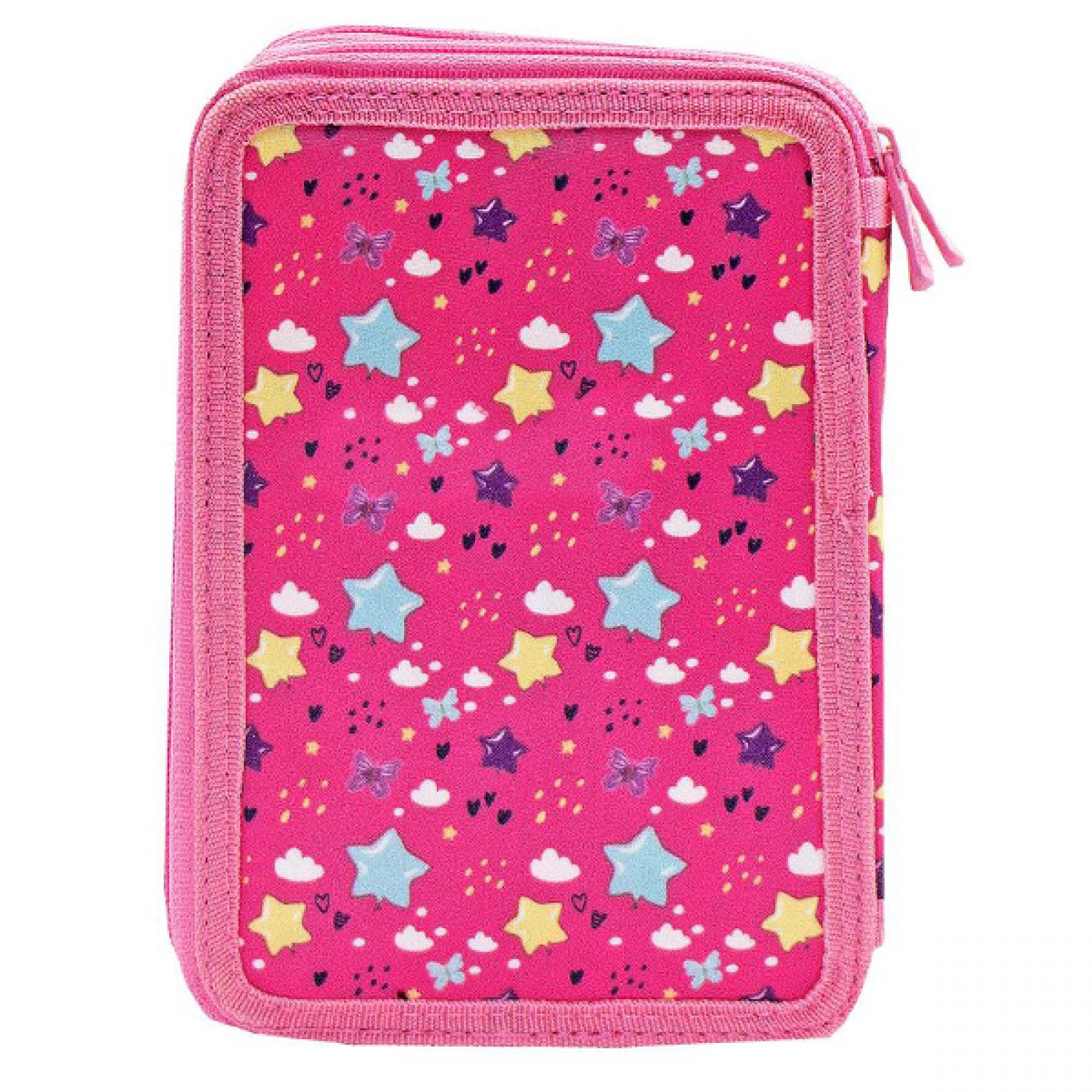 Must Pencil Case Balloon Girl Double Filled 2 Zip - Κασετίνα Διπλή Γεμάτη 2 Φερμουάρ