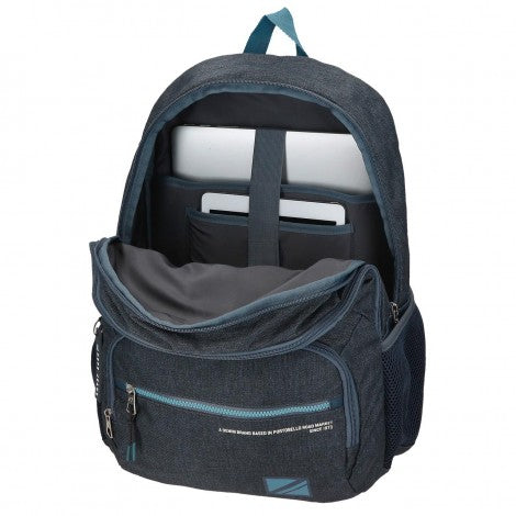 Σχολική Τσάντα Pepe Jeans Edmon Blue Jeans - Schoolbag Backpack Σακίδιο Πλάτης