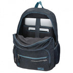 Σχολική Τσάντα Pepe Jeans Edmon Blue Jeans - Schoolbag Backpack Σακίδιο Πλάτης