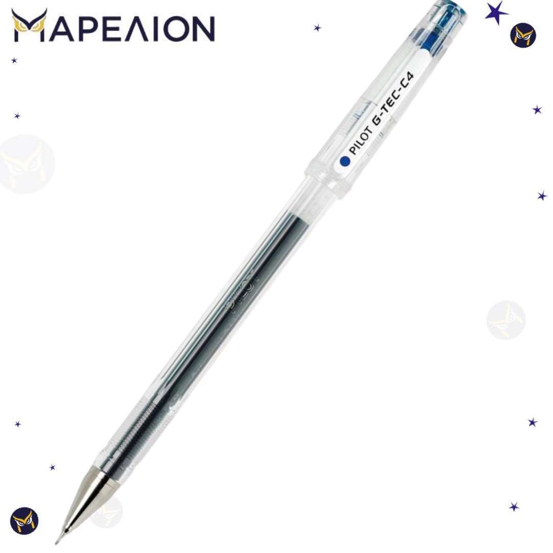 Pilot G-Tec-C Gel Pen 0.4mm Ultra Fine Assorted Colors - Στυλό Gel Λεπτο 3 Χρώματα