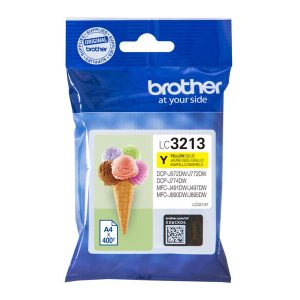 BROTHER INK CARTRIDGE LC3213 YELLOW HIGH CAPACITY