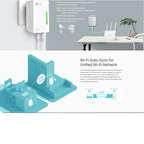 TP-LINK POWERLINE RANGE EXTENDER WPA 4220 KIT (2PCS) AV600 UK PLUG 4220 KIT