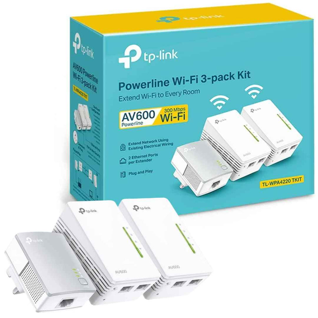 TP-LINK POWERLINE WPA 4220T KIT AV600 EXTENDER KIT(3 PCS)