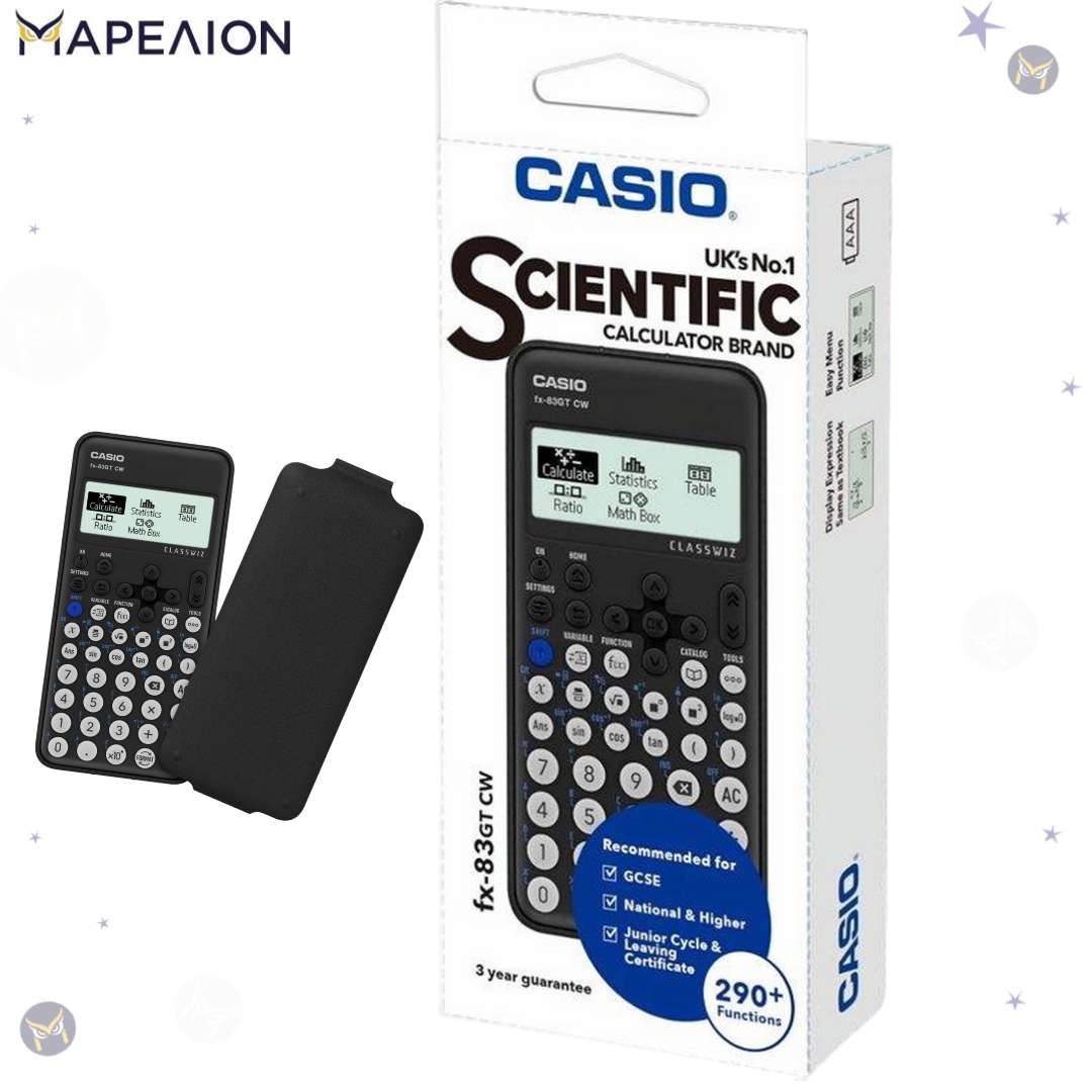 Casio FX-83GTCW Scientific Calculator 290+ Functions - Επιστημονική Υπολογιστική Μηχανή