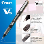 Pilot V5 Hi-Tecpoint Rollerball Pen 0.5mm Assorted Colors - Στυλό Rollerball 7 Χρώματα