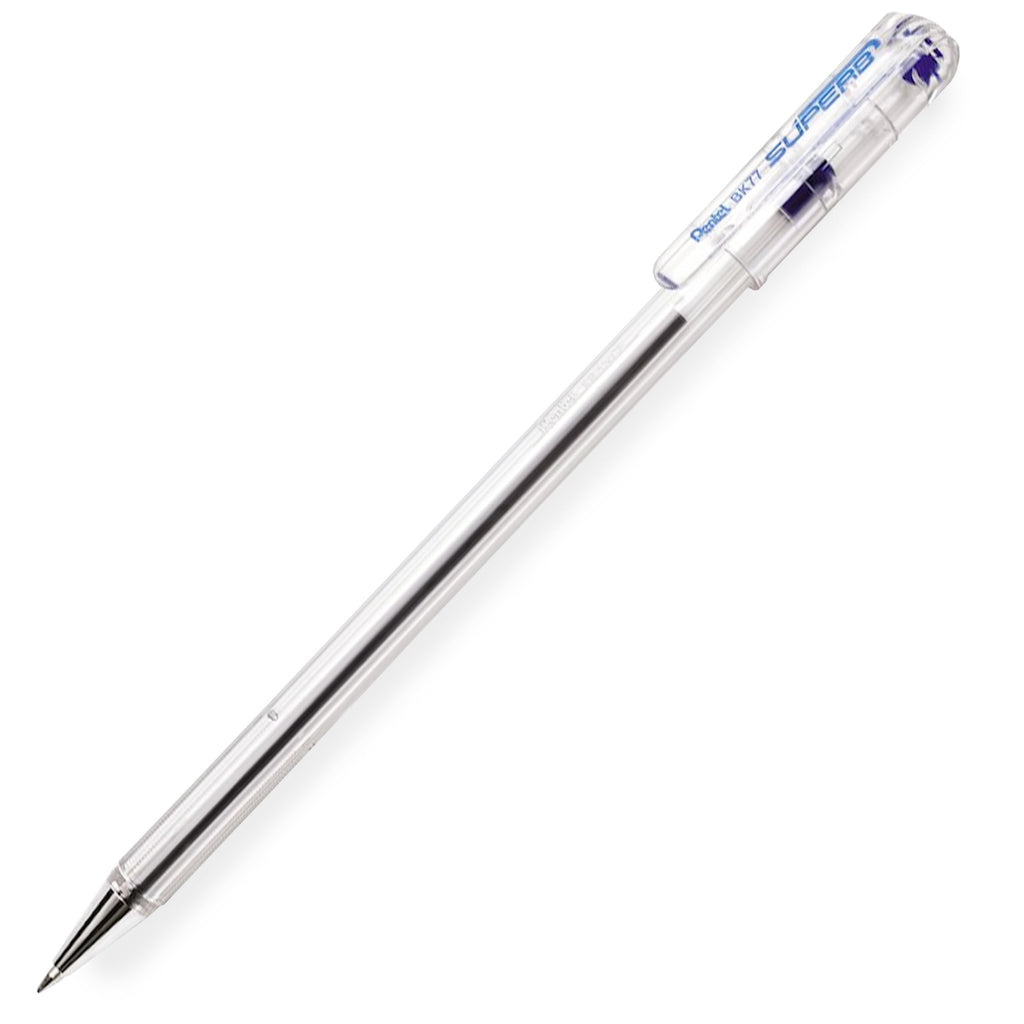 Pentel Superb Ballpoint Pen 0.7mm, Blue | Red | Black - BK77 - Στυλό Διαρκείας 3 Χρώματα