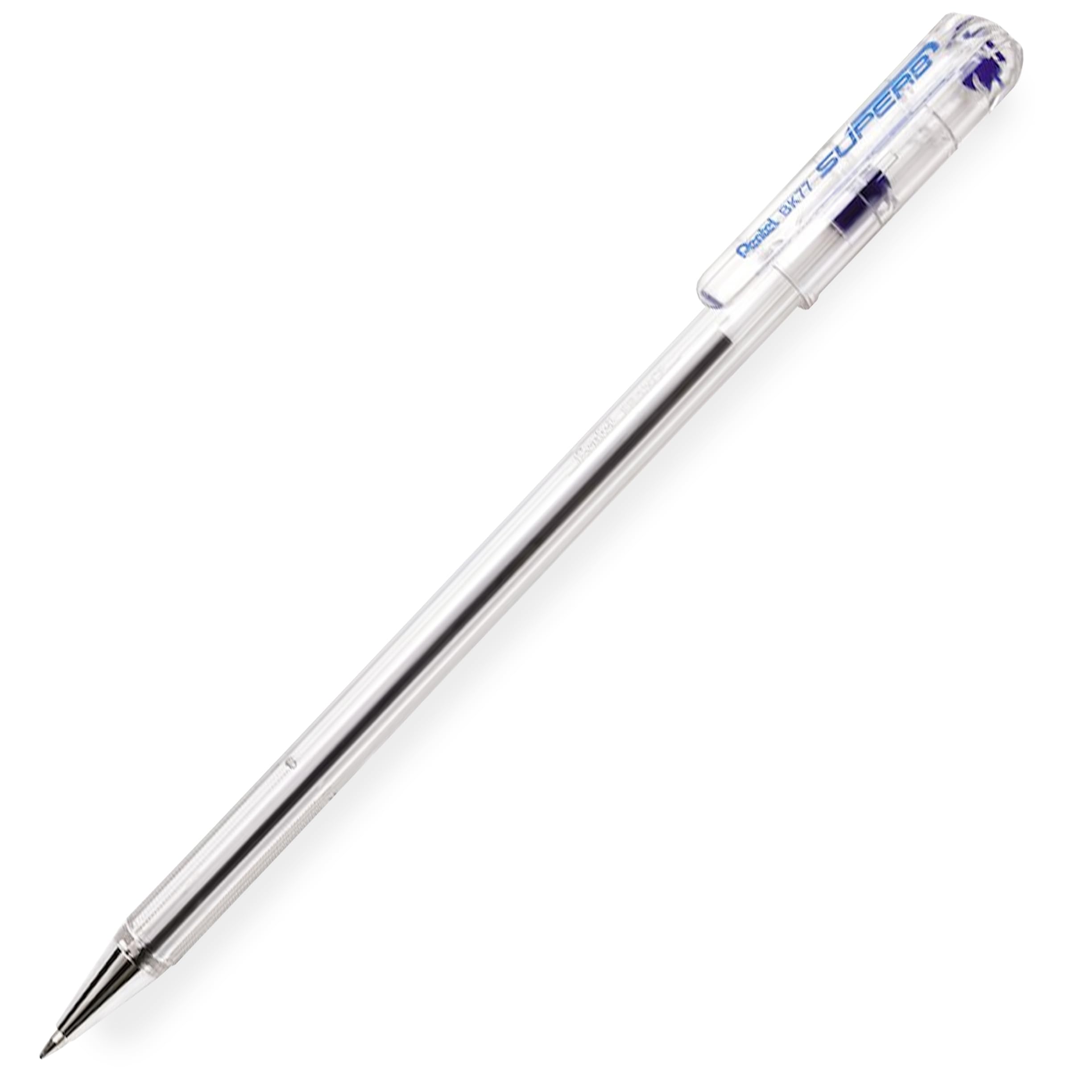 Pentel Superb Ballpoint Pen 0.7mm, Blue | Red | Black - BK77 - Στυλό Διαρκείας 3 Χρώματα