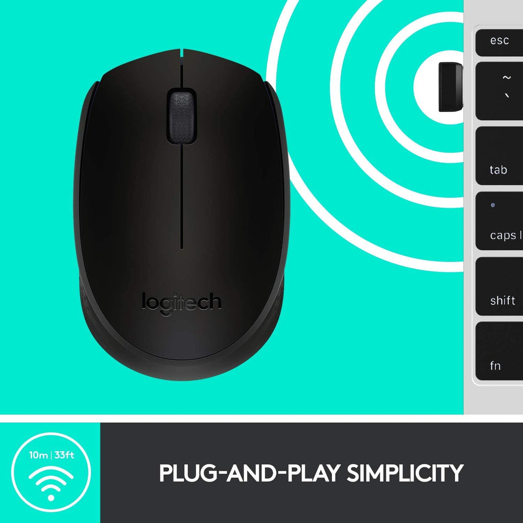 Logitech Wireless Mouse M171 (910-004640) 3 Χρώματα - Ασύρματο ποντίκι
