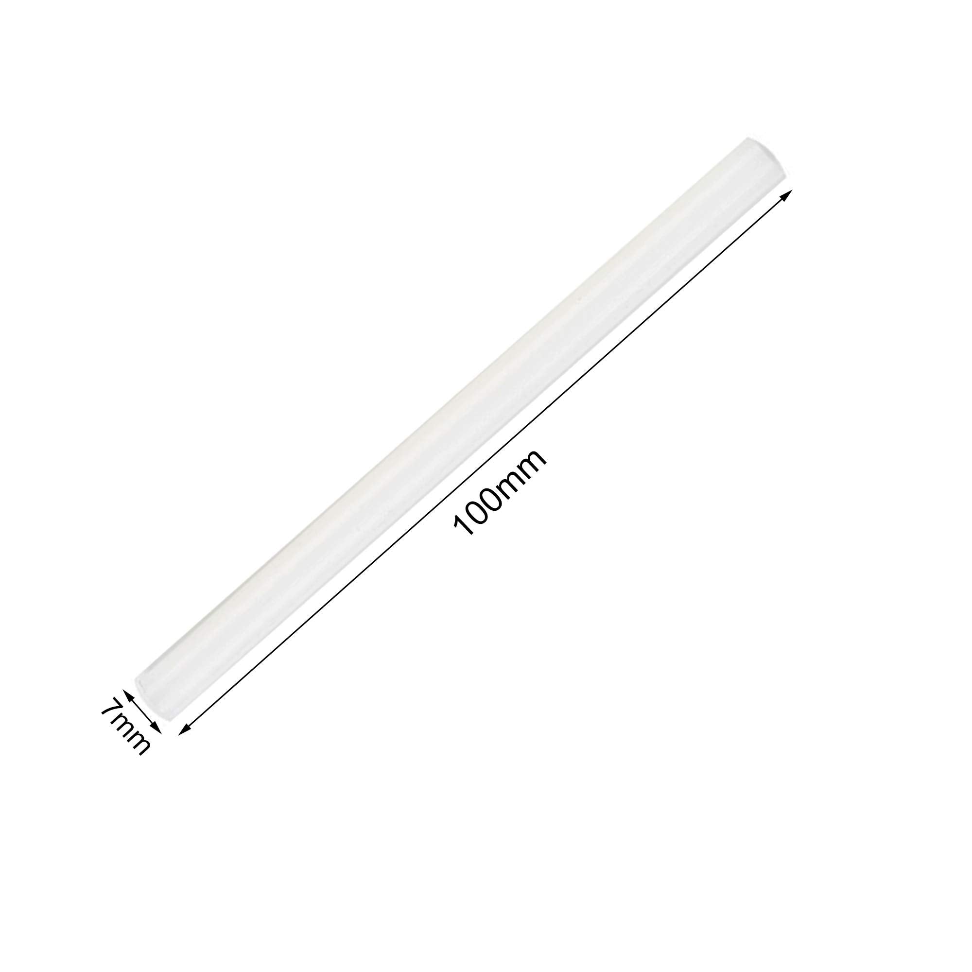 Silicone Glue Sticks 7mm thickness x 100mm long -  Set of 12 for Glue Guns - Ράβδοι Σιλικόνης για το Μικρό Πιστόλι Θερμοκόλλησης