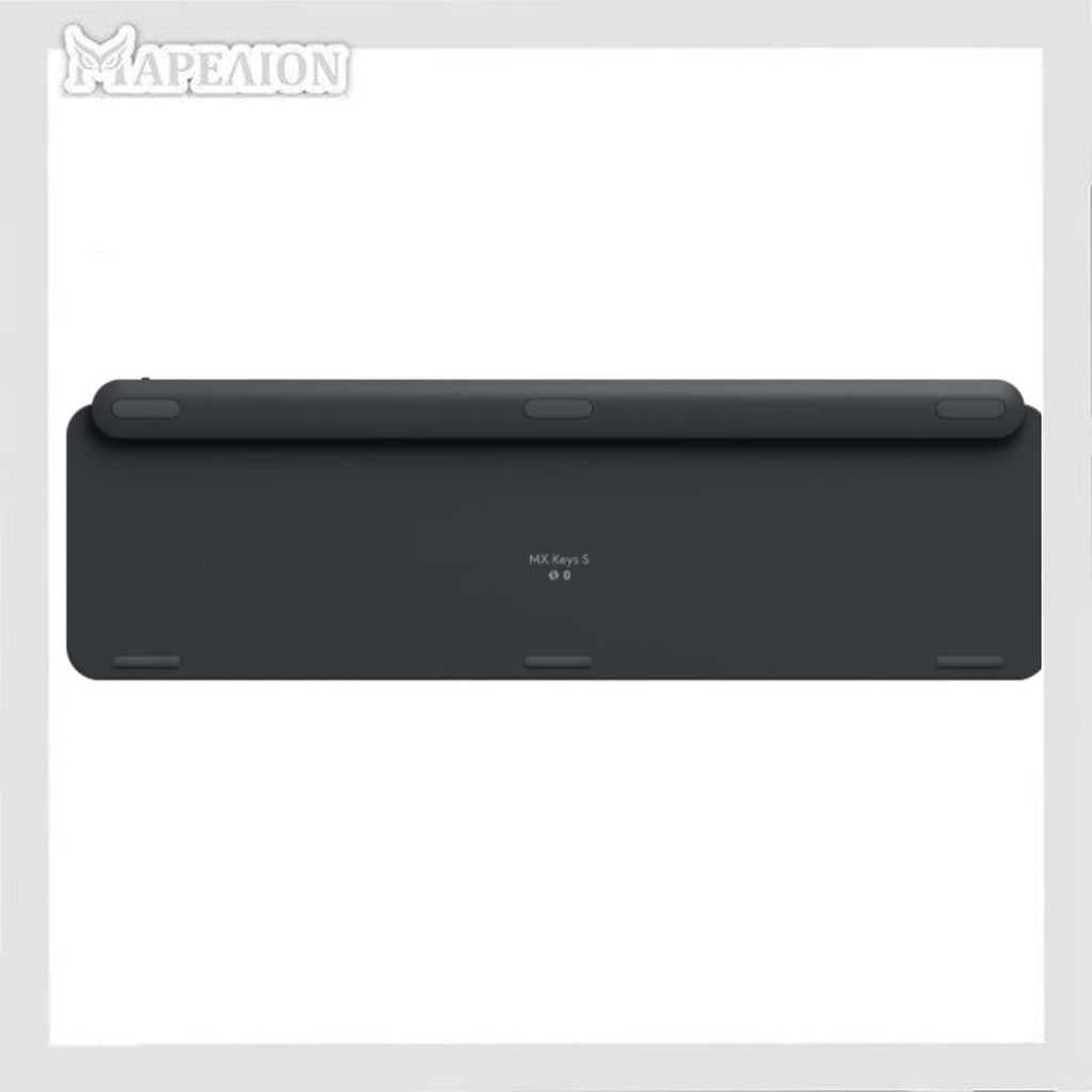 Logitech Keyboard MX Keys S Graphite Palm Rest Black US (920-011589) - Ασύρματο πληκτρολόγιο με στήριγμα παλάμης