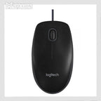 Logitech Mouse Black B100 (910-003357) - Ενσύρματο ποντίκι