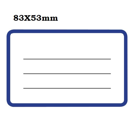 Markin Self-Adhesive Labels 83x53mm 30 Stickers - Ετικέτες Αυτοκόλλητες με γραμμές