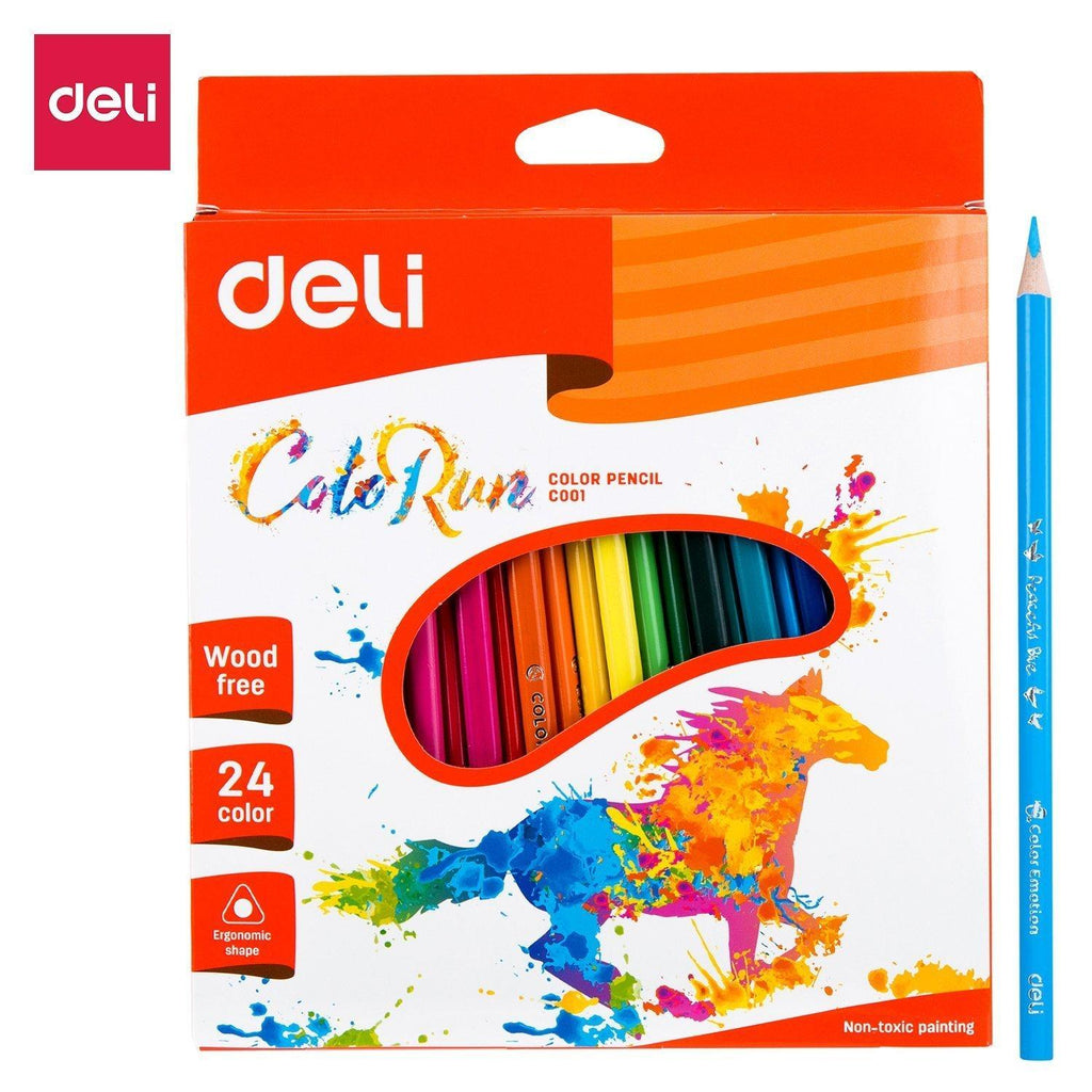 Deli Coloring Pencils 24pcs - Χρωματιστά Μολύβια