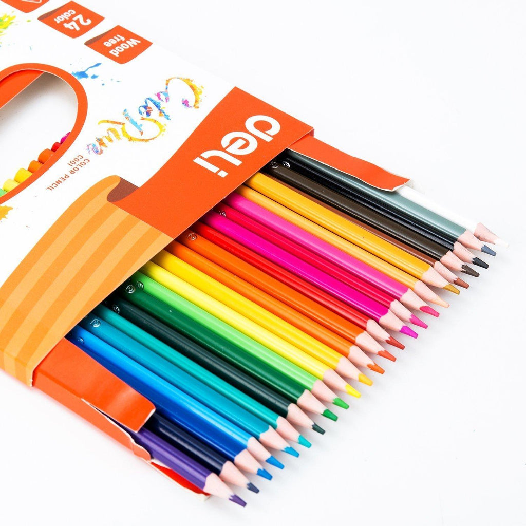 Deli Coloring Pencils 24pcs - Χρωματιστά Μολύβια