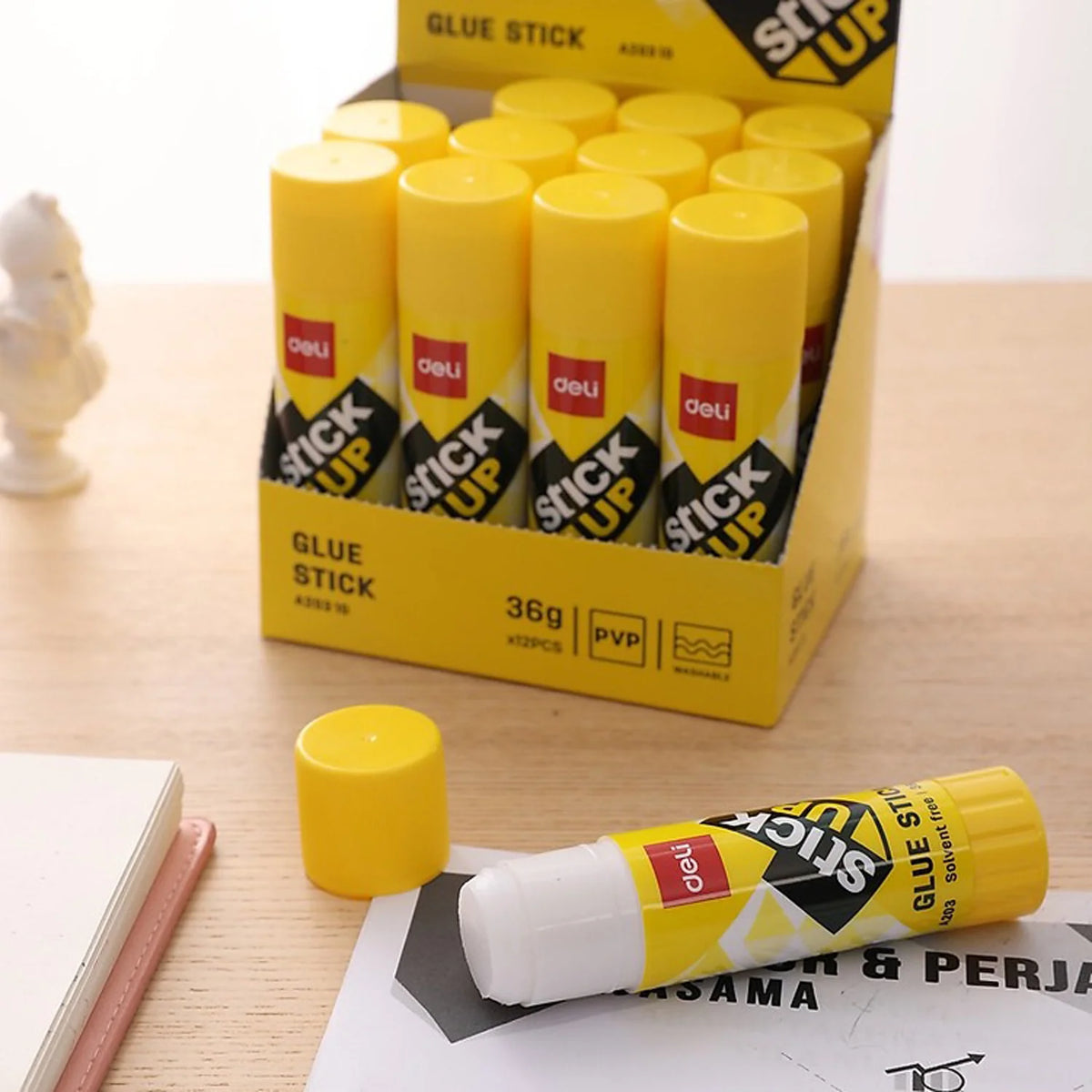 Deli Strong Adhesive PVP Glue Stick 8g, 15g, 20g, 36g - Κόλλα Στικ Ισχυρής Συγκόλλησης - ΧΟΝΔΡΙΚΗ ΠΩΛΗΣΗ