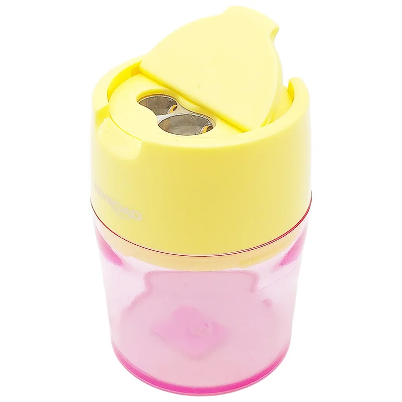 Keyroad Robby Pastel Double-Hole Pencil Sharpener 1pc - Διπλή Ξύστρα Παστέλ