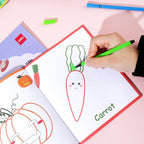Deli pink Colouring Book 250x176mm 12 Sheets DL-EN047 - Μπλοκ Ζωγραφικής 12 Φύλλων με Σχέδια