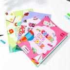 Deli green Colouring Book 250x176mm 12 Sheets DL-EN049 - Μπλοκ Ζωγραφικής 12 Φύλλων με Σχέδια