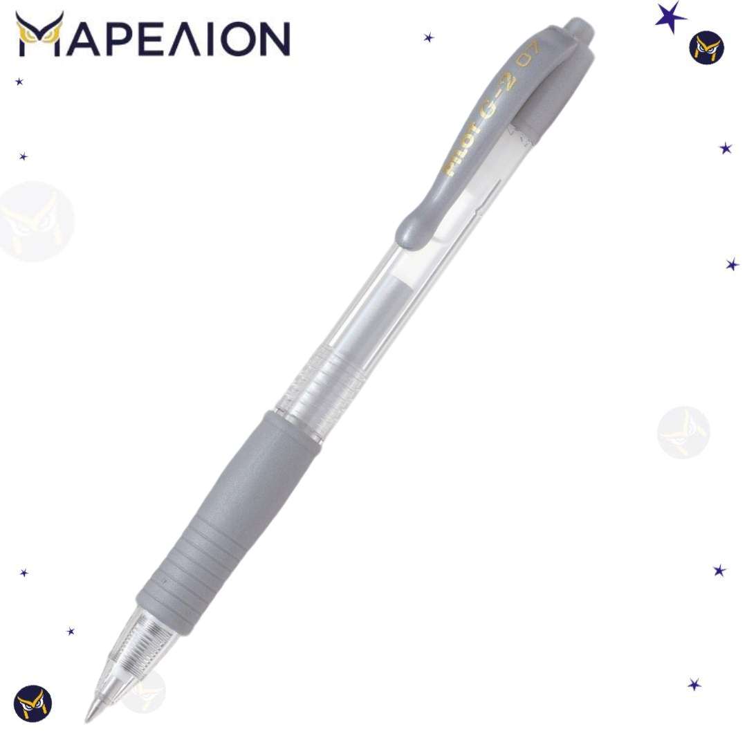 Gray Mapeion pen on a white background