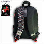 Τσάντα Πλάτης Must Inspiration Take Risk 1 Κεντρική Θήκη,  2 Θήκες SCHOOL BAG