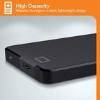 WESTERN DIGITAL HDD EXTERNAL 2TB (ELEMENTS) BLACK