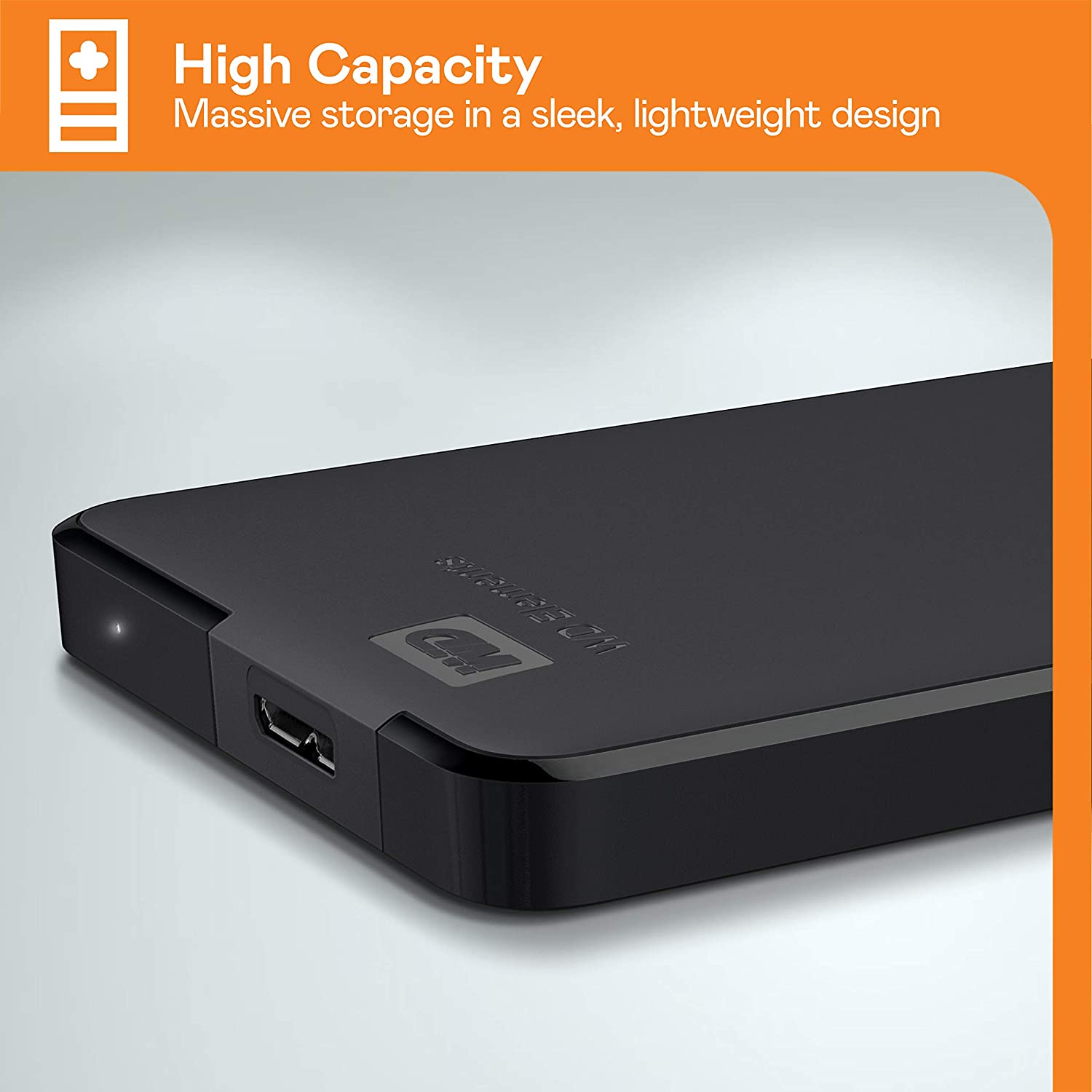 WESTERN DIGITAL HDD EXTERNAL 2TB (ELEMENTS) BLACK