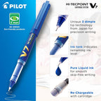 Pilot Hi-Tecpoint V7 Rollerball Pen 0.7mm Assorted Colors - Στυλό Rollerball 3 Χρώματα - Υγρής Μελάνης