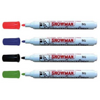 SNOWMAN Whiteboard Marker Bullet tip 1-3mm , Μαρκαδόρος Ασπροπίνακα ΣΤΡΟΓΓΥΛΗ ΜΥΤΗ