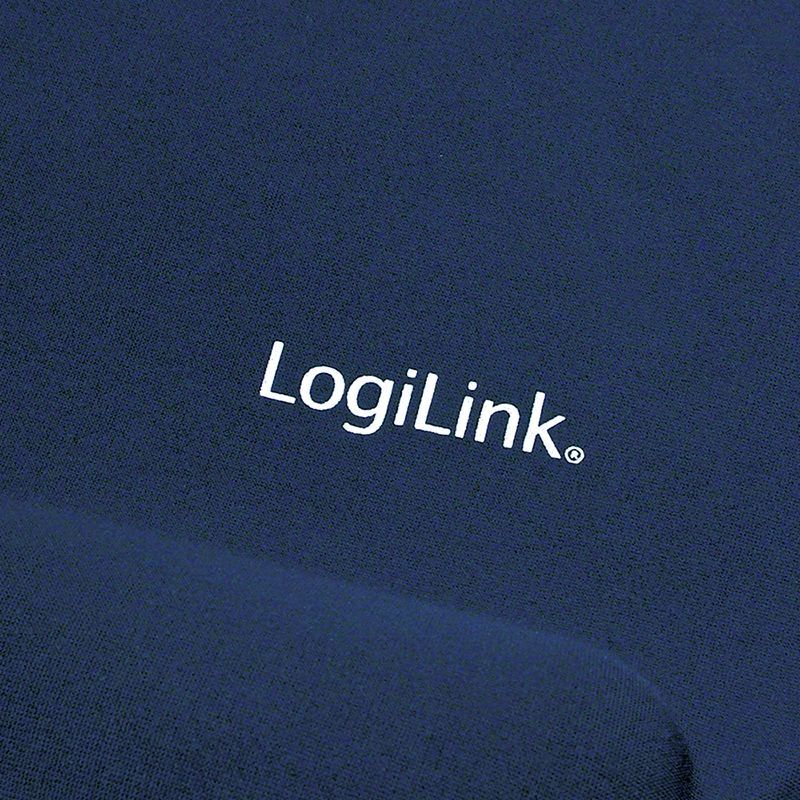 LogiLink Mouse Pad with GEL Wrist Rest Support Blue ID0027B