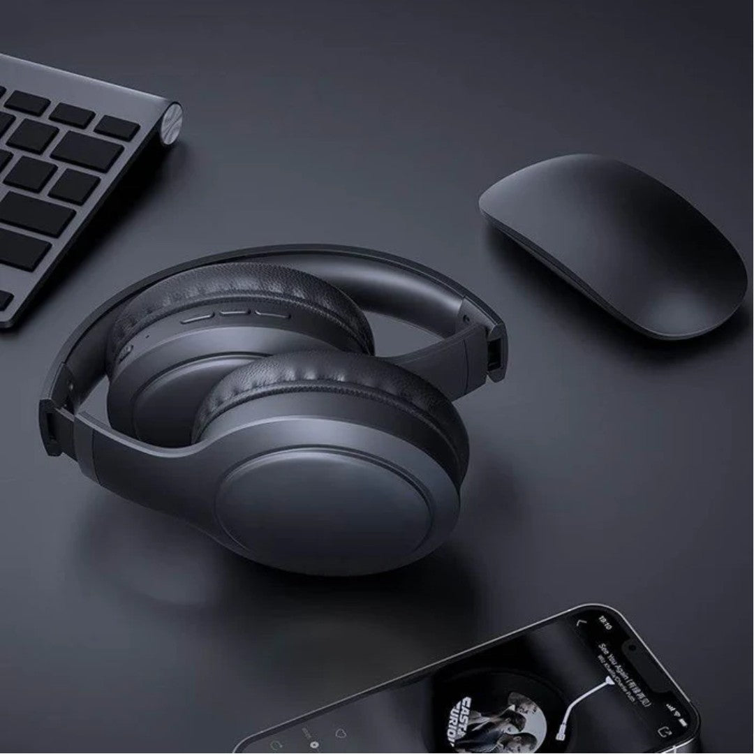 Havit H633BT Wireless Bluetooth Headphones BLACK | Over-Ear Design, Deep Bass, 20H Playtime, Foldable & Lightweight, Bluetooth 5.3, Built-in Microphone Headsets, for TV, iPhone, Gym, Running ΑΣΥΡΜΑΤΑ ΑΚΟΥΣΤΙΚΑ