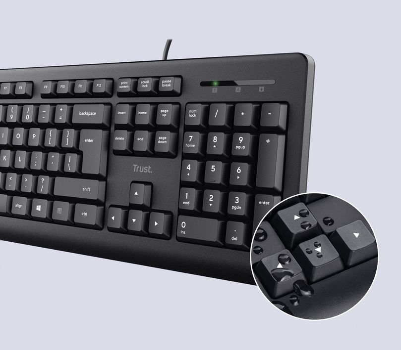 Trust Primo Keyboard GR 24148 - Ενσύρματο πληκτρολόγιο ελληνικά