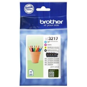BROTHER INK CARTRIDGE LC3217 MULTIPACK 4 COLOUR SET FOR MFC6930DW
