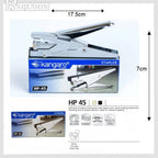 Kangaro stapler packaging with dimensions on a white background