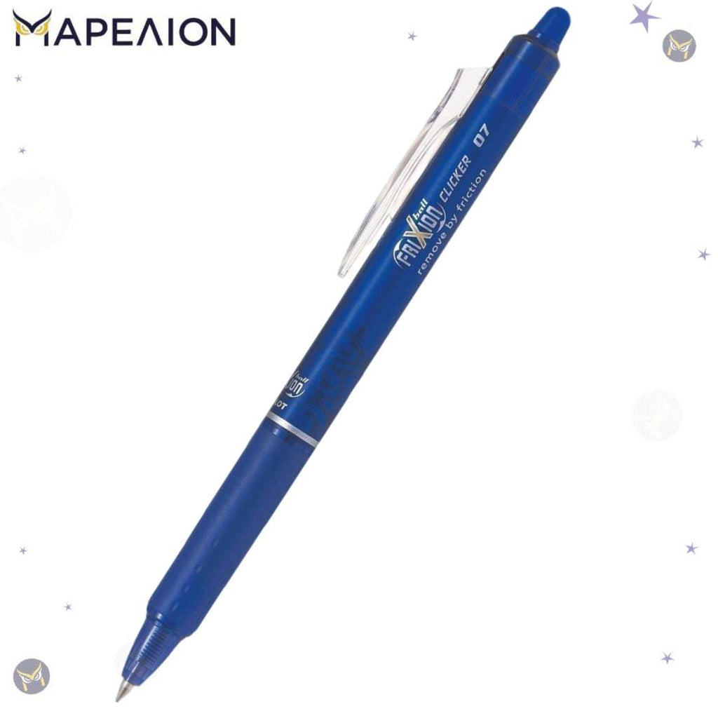 Pilot FriXion Clicker Erasable Gel Pen 0.7mm Assorted Colors - Refillable - Στυλό Gel που Σβήνει σε 7 Χρώματα