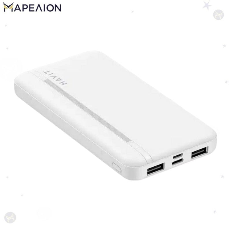 Havit Slim Powerbank 2x USB-A 10000mAh PB89  - Κινητός φορτιστής σε 2 Χρώματα