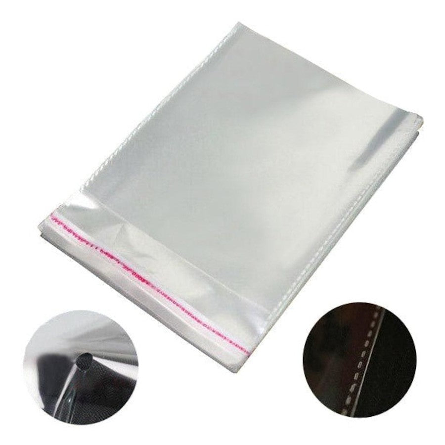Clear Adhesive Packaging Bag OPP Bags, Many Sizes - Διάφανα Σακουλάκια Συσκευασίας Αυτοκόλλητα
