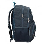 Σχολική Τσάντα Pepe Jeans Edmon Blue Jeans - Schoolbag Backpack Σακίδιο Πλάτης