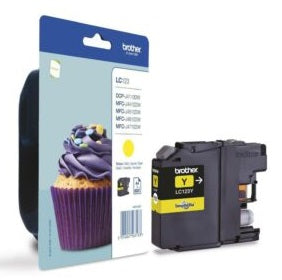 BROTHER Ink Cartridge LC123 YELLOW