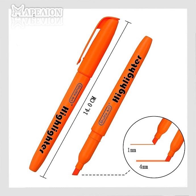 Shuttle Art Highlighter Pen 4mm - 6 Colors Available - Μαρκαδόρος Υπογράμμισης
