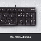Logitech Keyboard K120 UK (920-002501) - Ενσύρματο πληκτρολόγιο