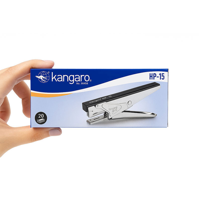 KANGARO STAPLE MACHINE no.10 clips 20sheets capacity HP-15 ΣΥΡΡΑΠΤΙΚΟ ΜΗΧΑΝΗΜΑ ΨΑΛΙΔΙ