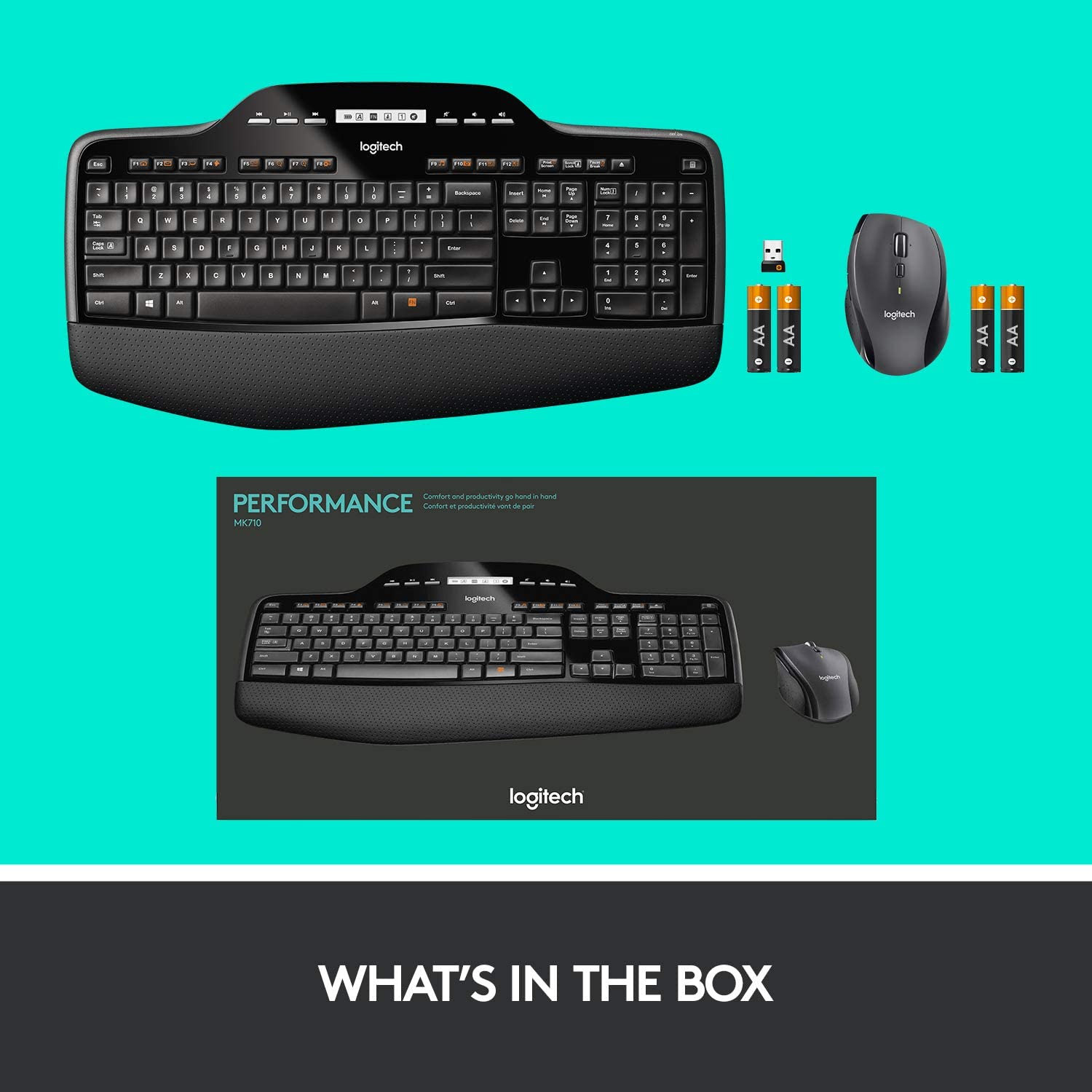 LOGITECH Performance Wireless Combo MK710 UK( 920-002429 )
