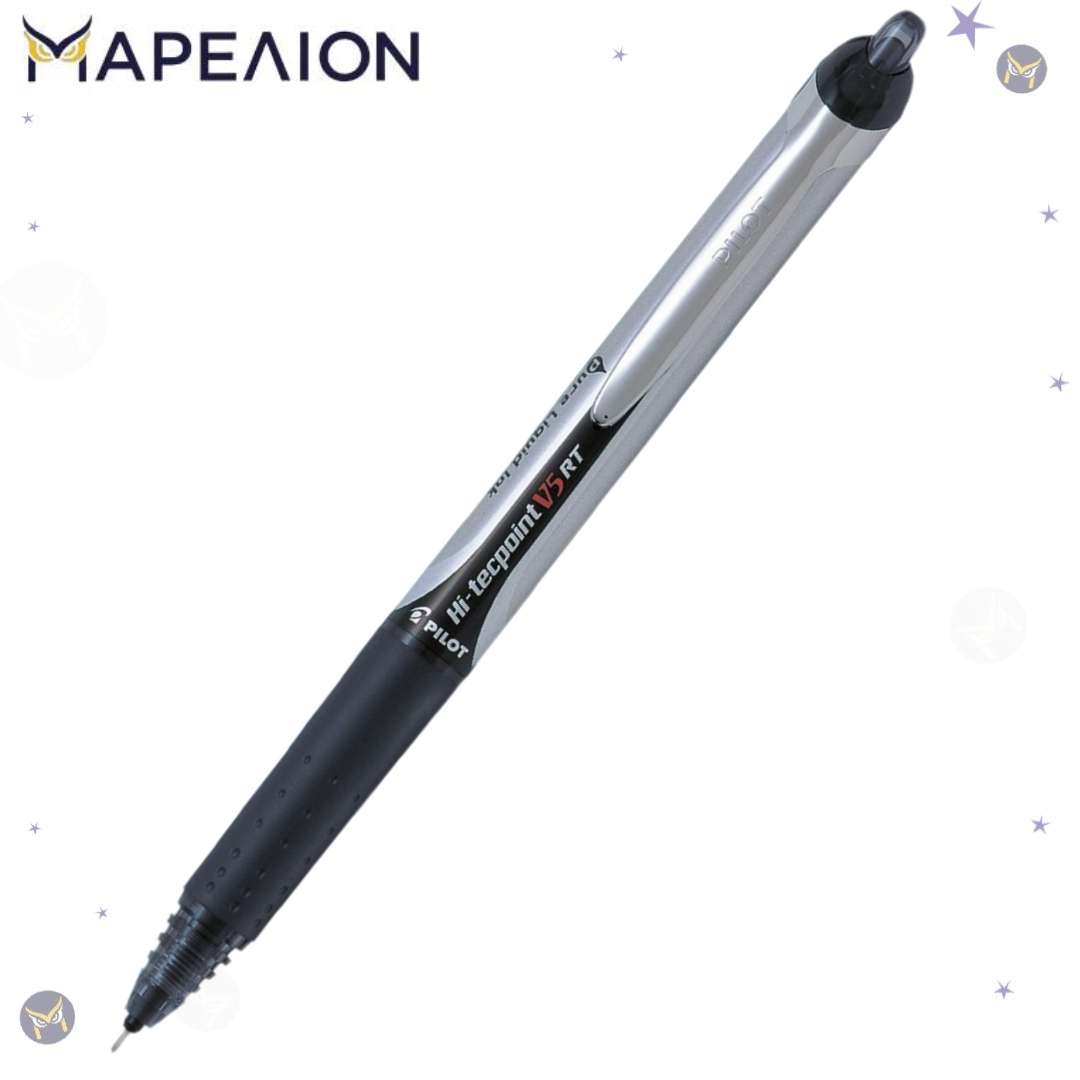 Pilot Hi-Tecpoint V7 RT Rollerball Pen 0.5mm Black | Blue Color - Στυλό Rollerball 2 Χρώματα
