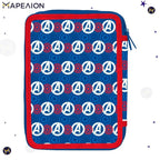 Κασετίνα Captain America Γεμάτη 2 Φερμουάρ Must Pencil Case 2 Zip Κασετίνα Διπλή Γεμάτη