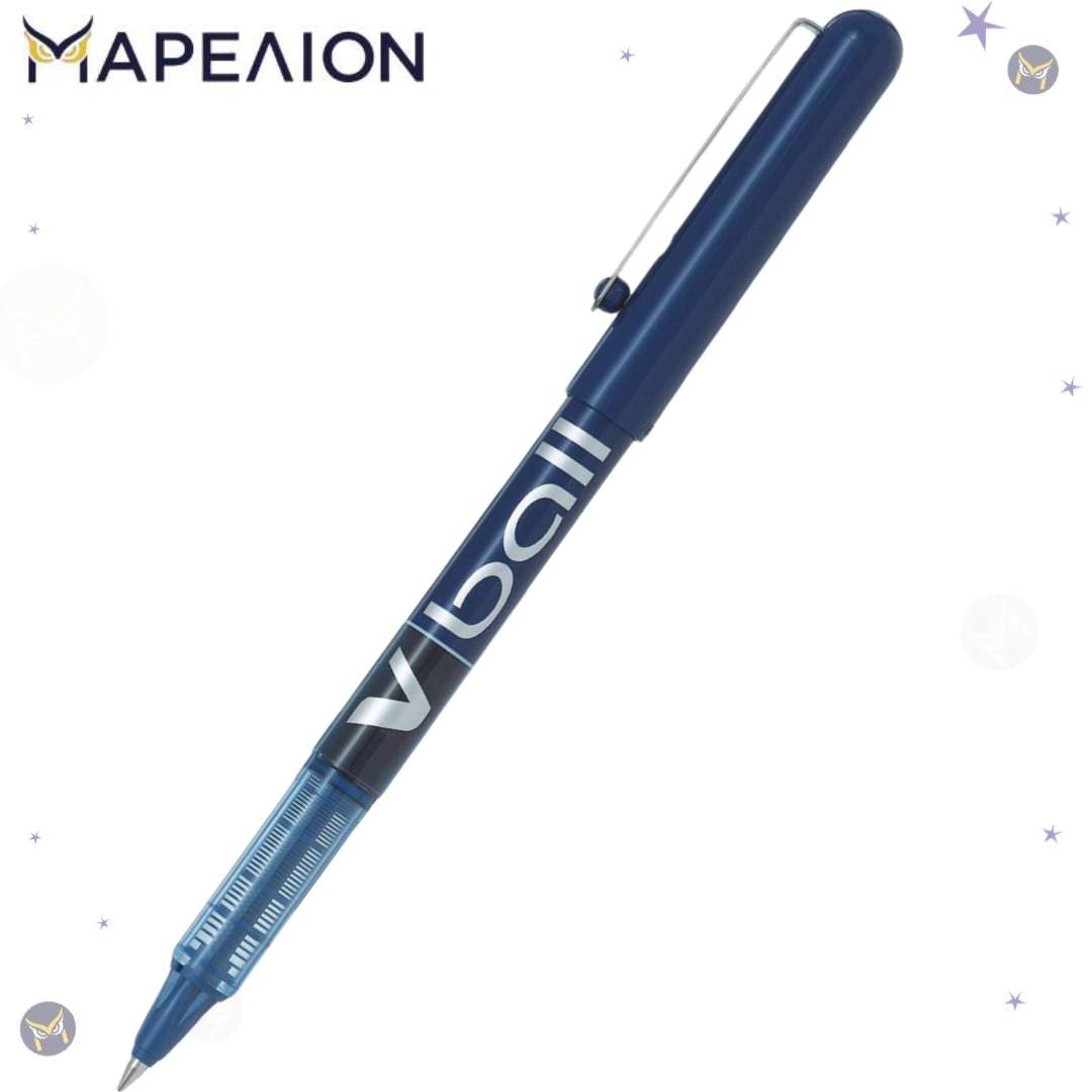 Pilot V-Ball Liquid Ink Rollerball Pen 0.5mm, 4 Colors - Στυλό PILOT 4 Χρώματα / BL-VB5 series