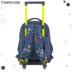 Σχολική Τσάντα Τρόλεϊ Δημοτικού Press Start 3 Θήκες Must Trolley Bag Gamer