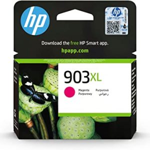 HP 903XL ink cartridge packaging with magenta color on a white background