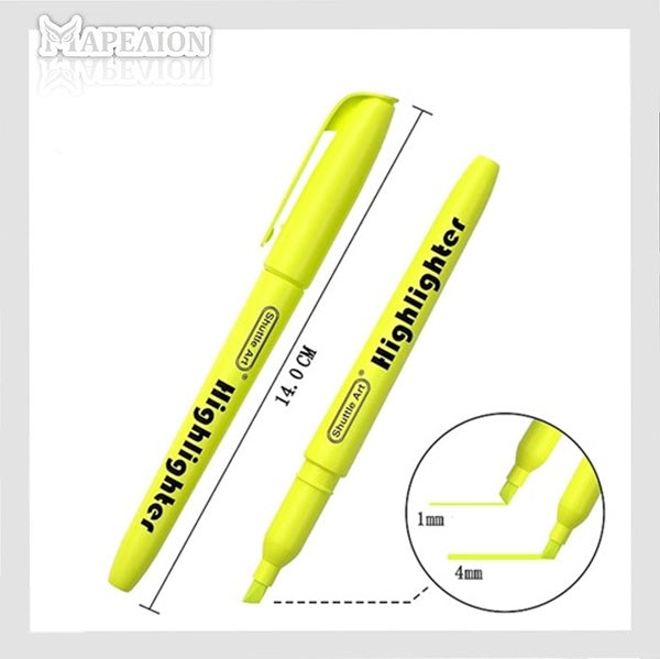 Shuttle Art Highlighter Pen 4mm - 6 Colors Available - Μαρκαδόρος Υπογράμμισης