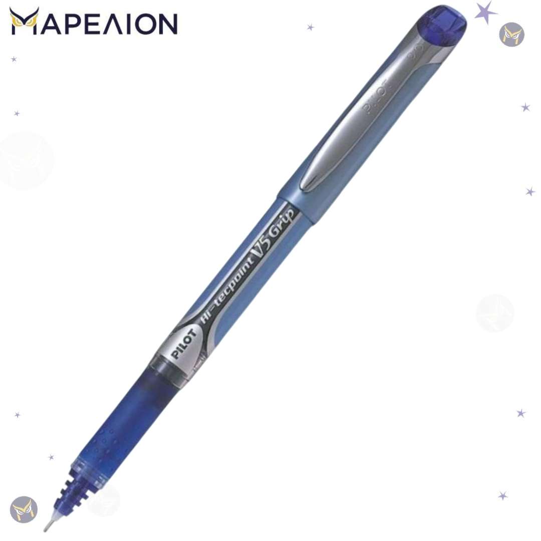 Pilot V5 | Pilot V7 , Hi-Tecpoint Grip Rollerball Pen Blue, 0.5mm | 0.7mm - Στυλό Rollerball Υγρής Μελάνης Μπλε