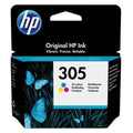 HP 305 ink cartridge packaging with butterfly design on a white background